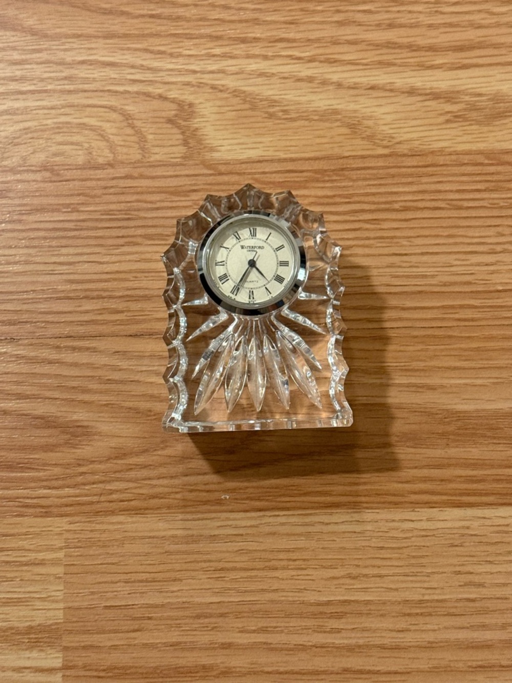 Waterford Clear Crystal Mantel Clock - Clear